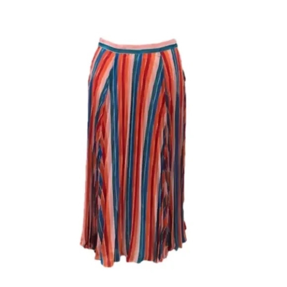 NWT Anthropologie Maeve Claremont Pleated Midi Skirt, Size Medium - Picture 12 of 12